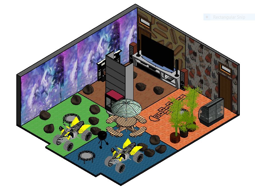 One of the concept classrooms.